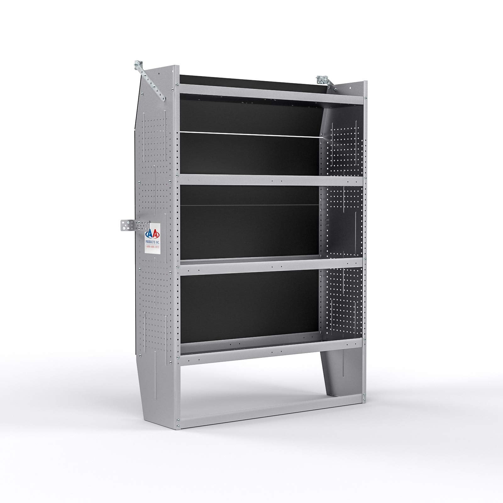 AA Products SH-6004 Steel Mid/High Roof Van Shelving Storage System Fits Transit, NV, Promaster and Sprinter, Van Shelving Units