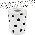Teacher Created Resources Black Painted Dots On White Straight Rolled Border Trim (Tcr8910)