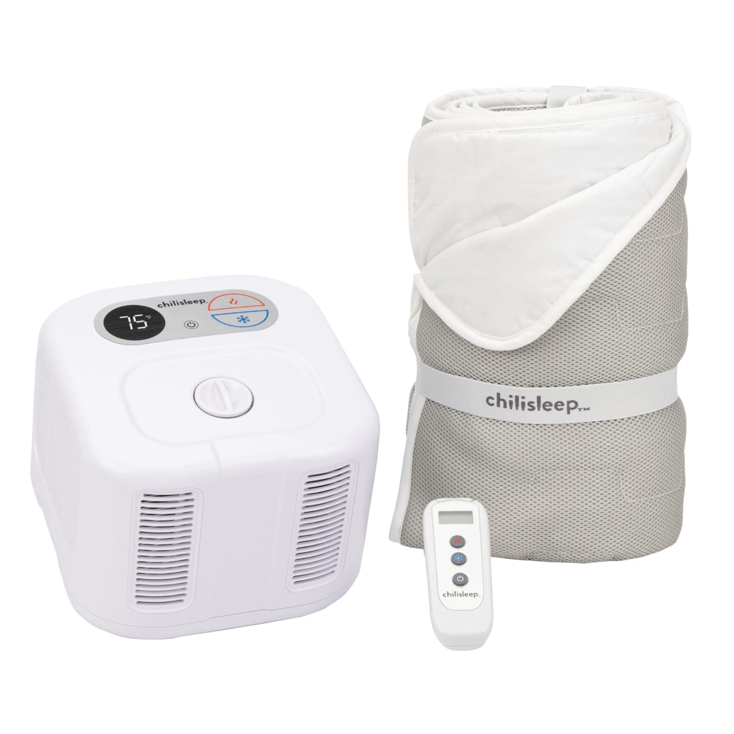 ChiliSleep Cube Sleep System  ME and WE Zones  Cooling and Heating Mattress Pad  Individual Temperature Control, Great Sleep 