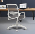 Da Urban Dysen Office Chair, Mid Back Mesh Ergonomic Home Office Desk Chair With 1 Year Warranty,Tilt Lock Mechanism (Grey)