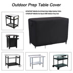 Kingling Outdoor Prep Table Cover, Waterproof Stainless Steel Table Cover Metal Table Cover Protection For Patio Kitchen Prep/Work Table - 60''L X 30''W X 34''H