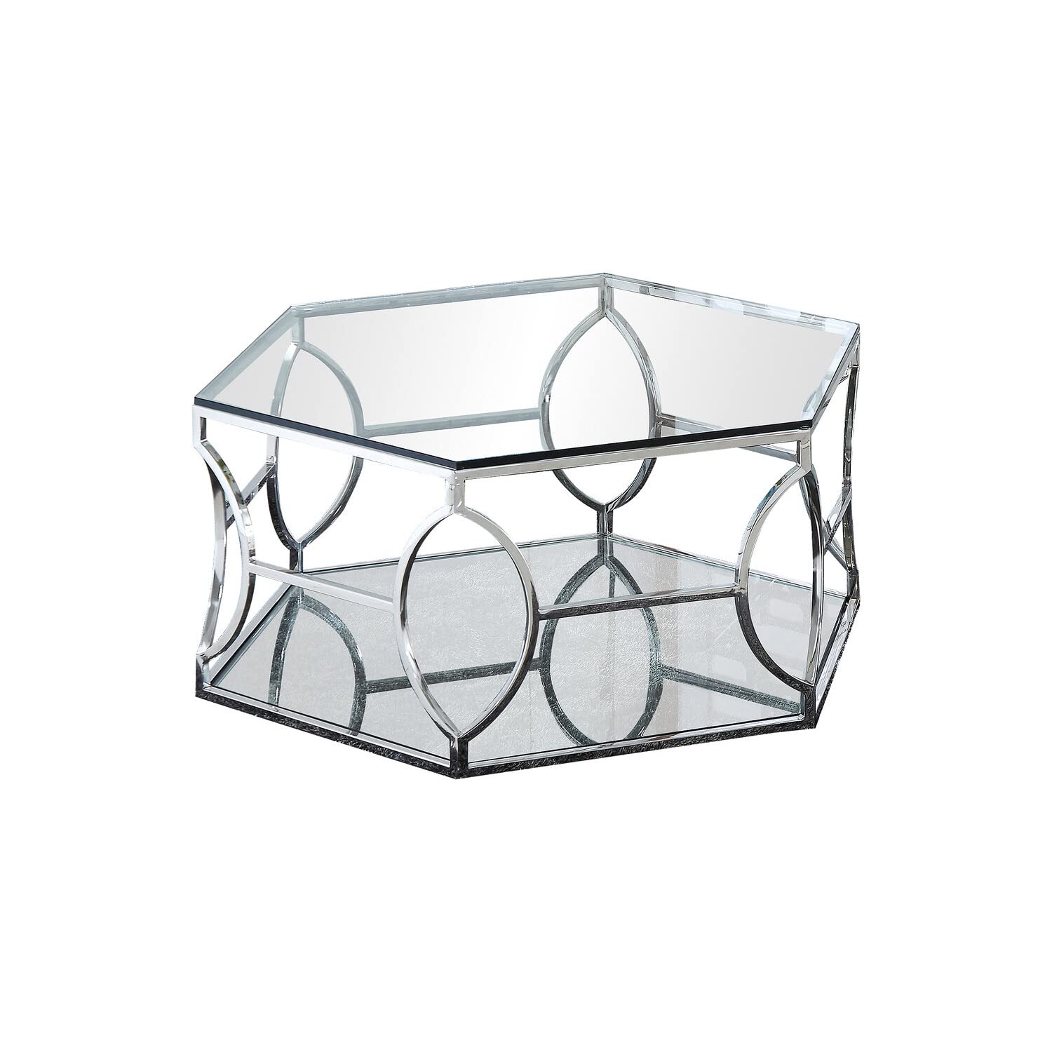 Best Master Brooke Hexagonal Coffee Table - Thumbnail 2