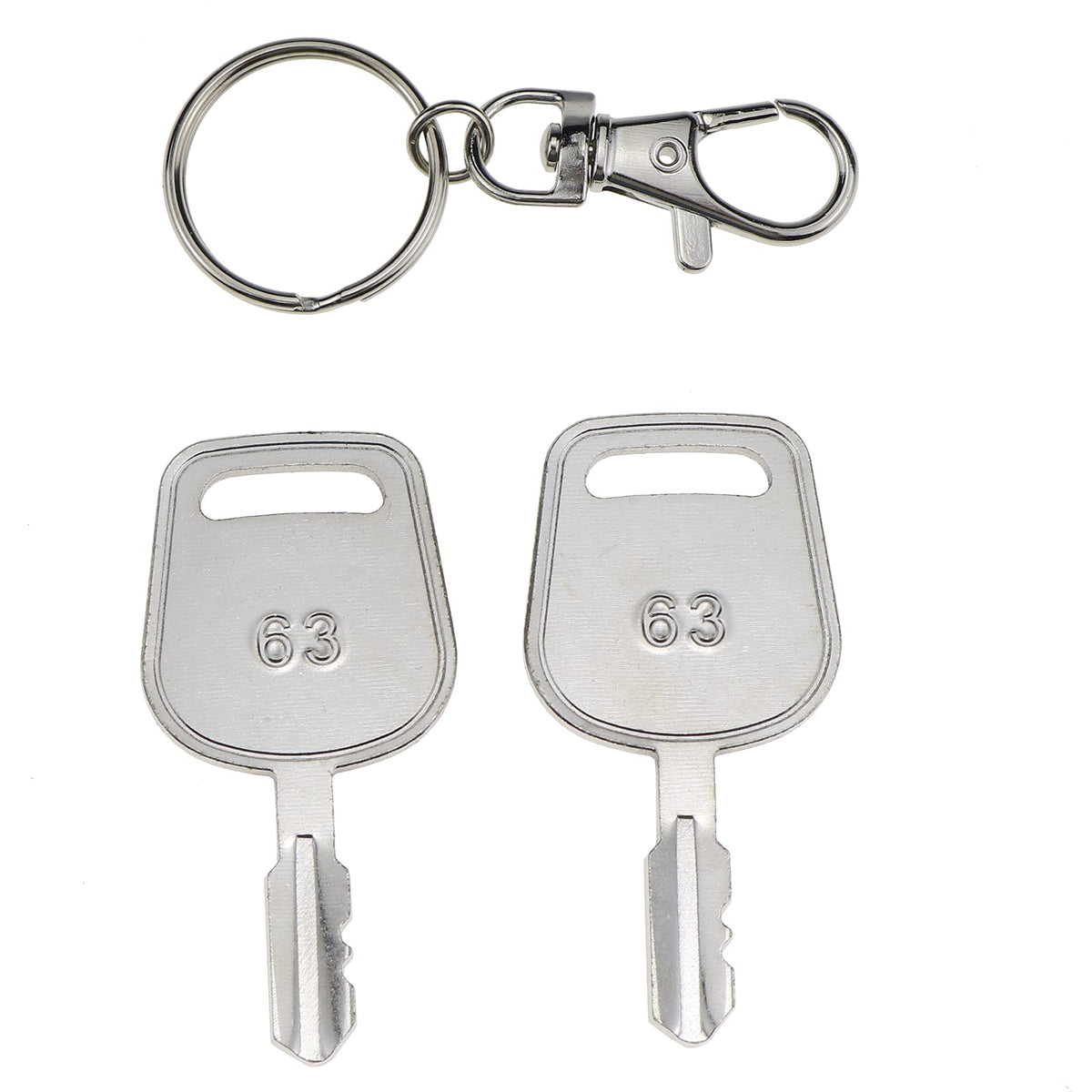 Jeenda 2Pcs Start Ignition Key Compatible With John Deere Sears Craftsman Ayp Mtd Husqvarna Gravely Ariens Poulan Bad Boy Cubcad