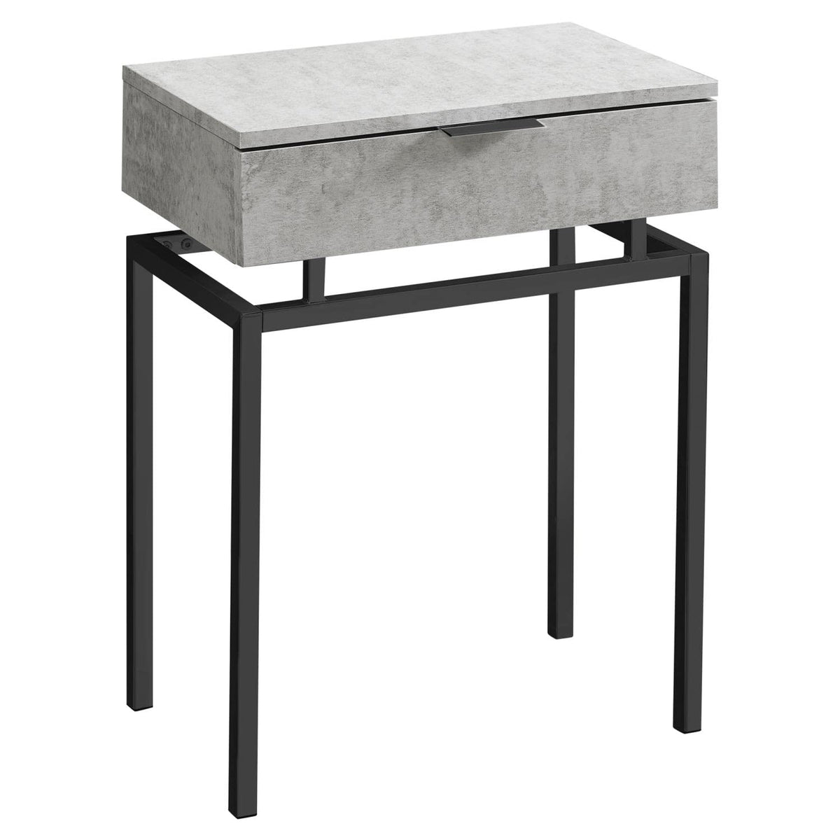 Monarch Specialties ACCENT, END TABLE, NIGHT STAND, GREY