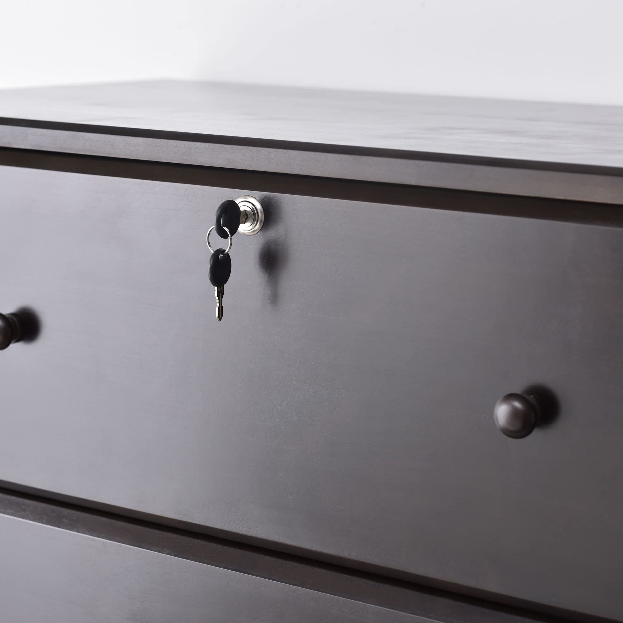 Woodpeckers Furniture And Mattress Solid Pine Chest Dresser 5 Drawers (Tobacco)