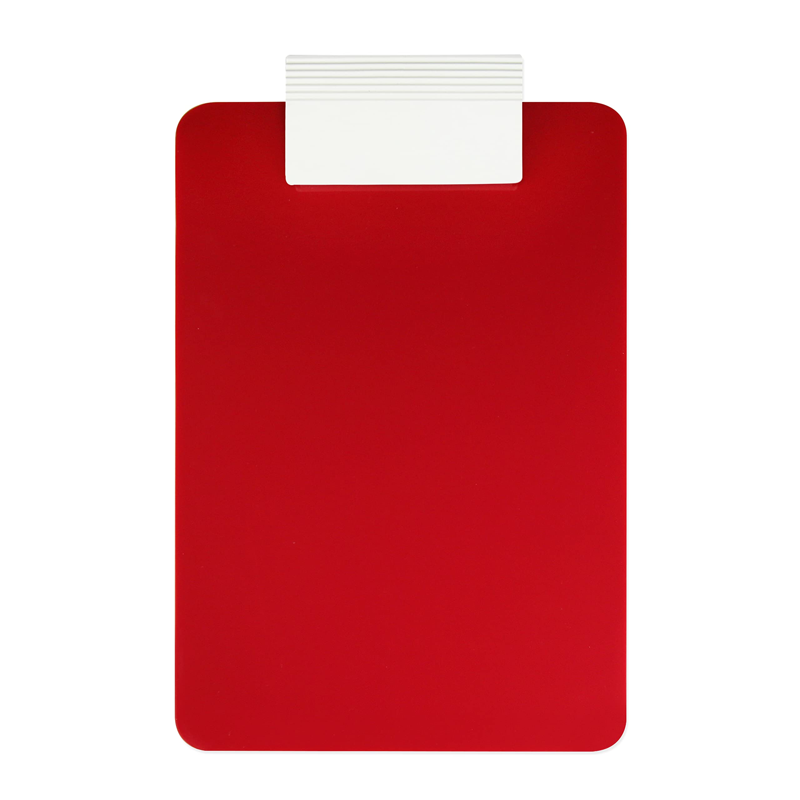 Saunders Red Letter Size Antimicrobial Nursing Clipboard With Low Profile Clip - Perfect For Hospitals, Clinics, Daycares, Medic