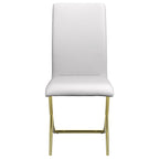 Coaster Home Furnishings Carmelia Upholstered Dining Side Chair White (Set of 4)