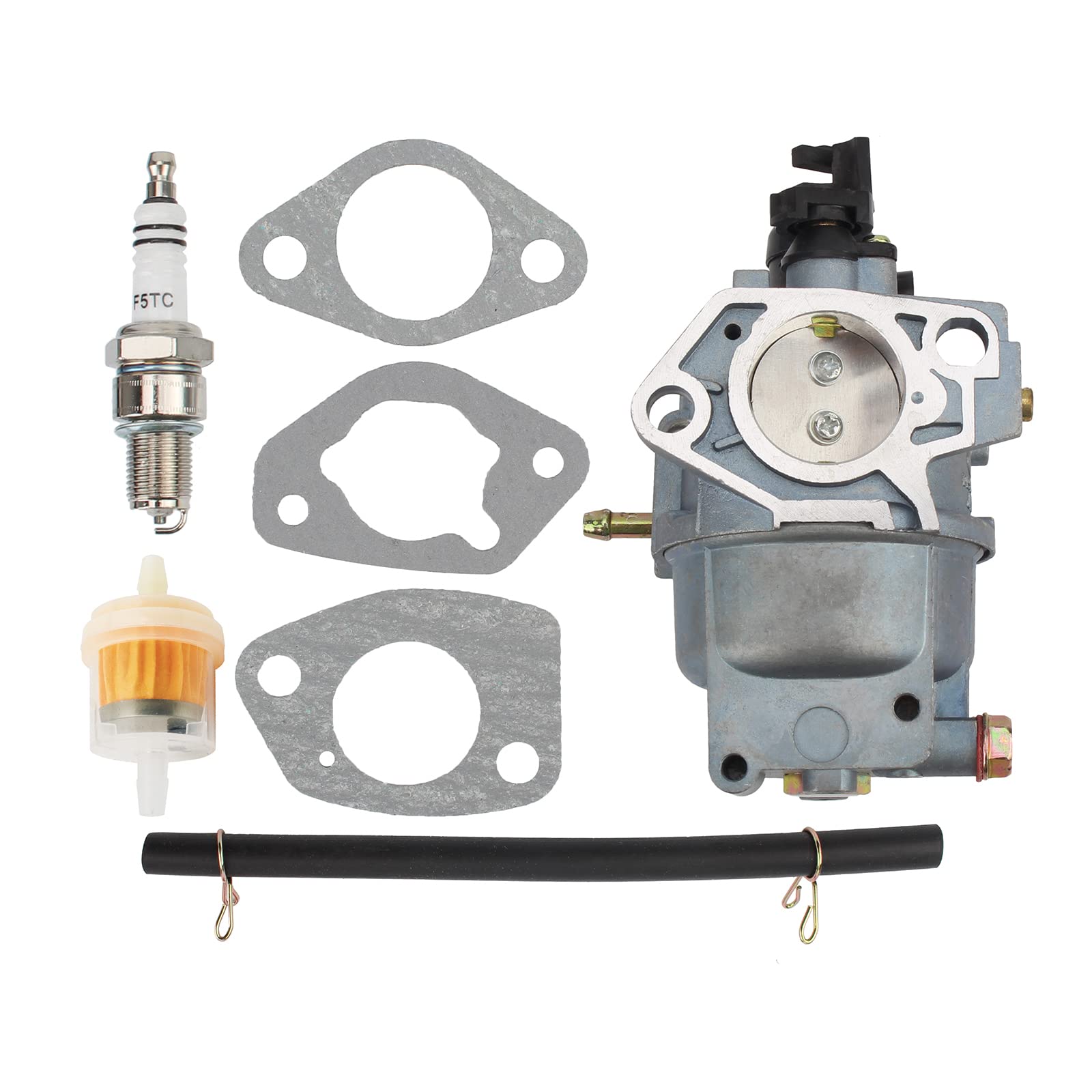 Autoaky 16100-Z5R-U71 New Carburetor For Honda Gx390 R1 U1 Ut1 (Be89F B) 8302861 Carb With Spark Plug