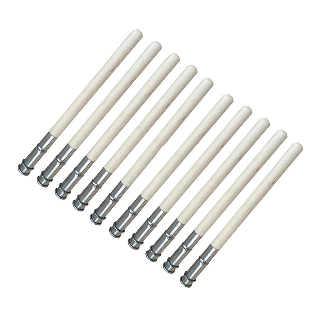 Sipliv Wooden Pencil Holder Pencil Extender For Sketch Pencil, School Office Art Write Tool, 10 Pieces A Set