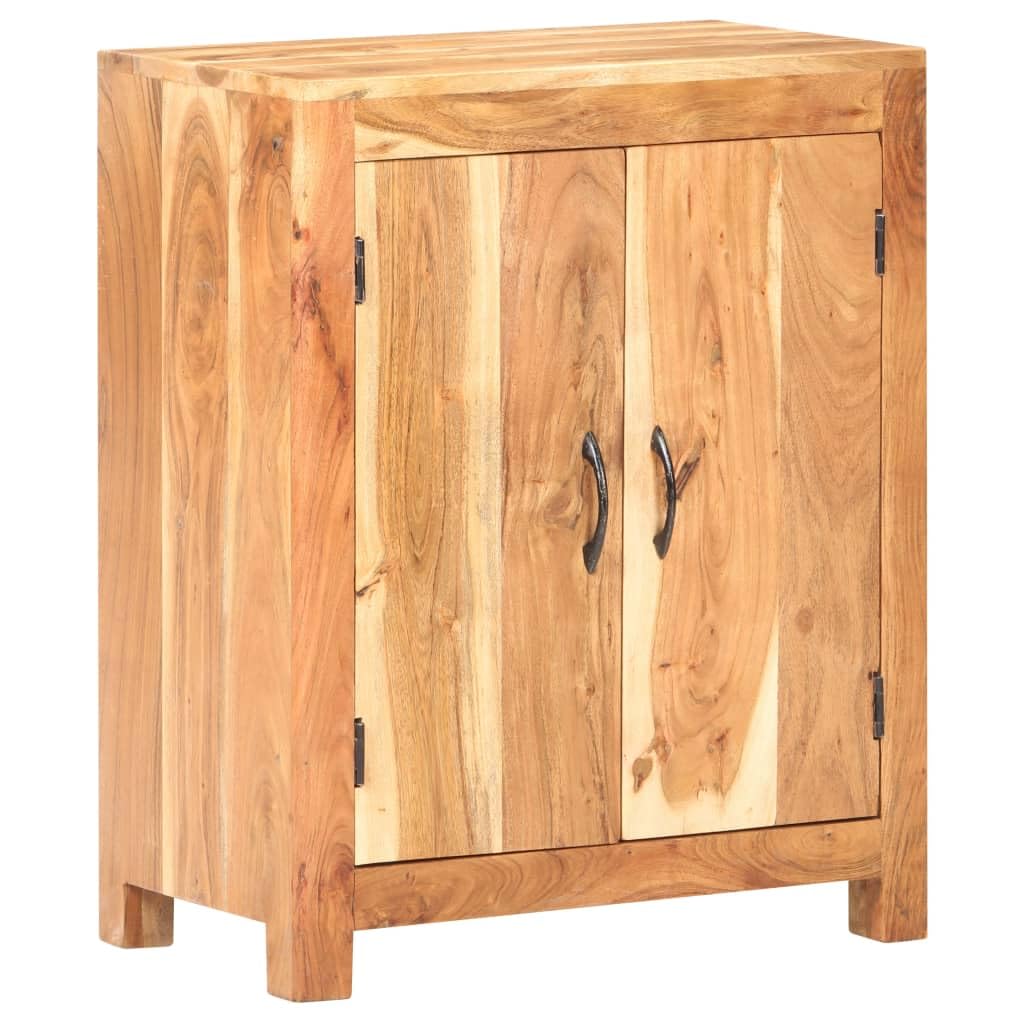 Sideboard 23.6&quot;x13.8&quot;x29.5&quot; Solid Acacia Wood