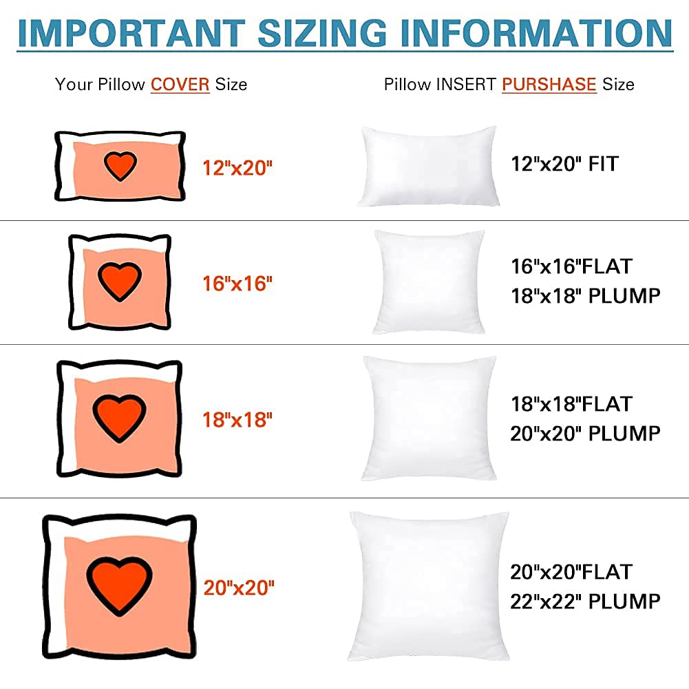 Otostar Pack Of 2 Outdoor Waterproof Pillow Inserts 16 X 16 Inches Premium Water Resistant Decorative Throw Pillow Inserts Squar