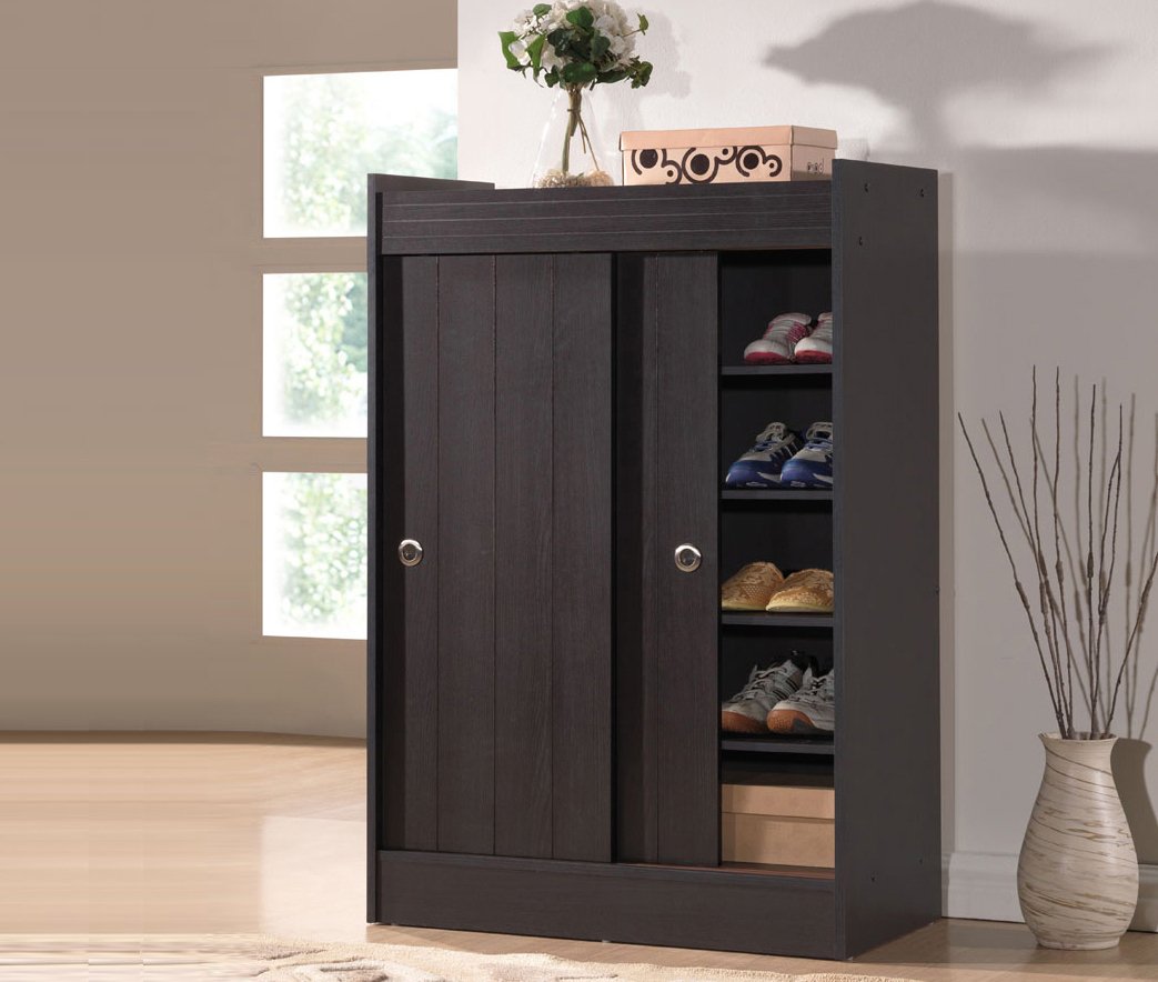 Baxton Studio Shoe-Rack Cabinet - Thumbnail 4