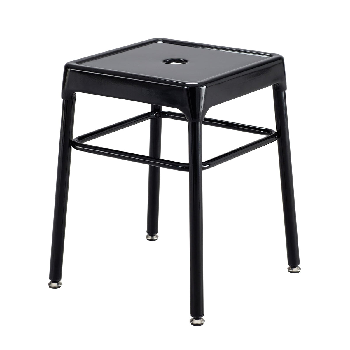 Safco Products Steel Stool Standard Height, Black