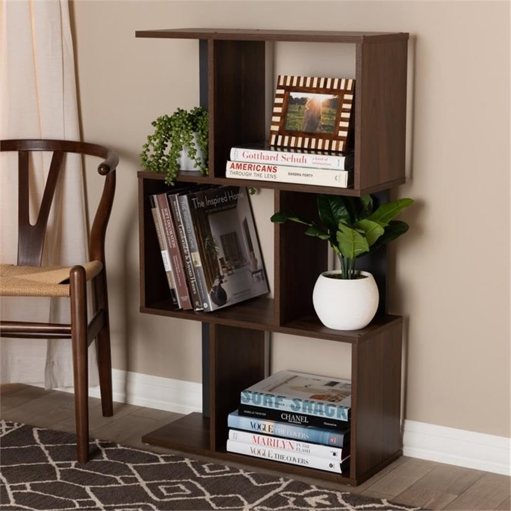 Baxton Studio Legende Display Bookcase - Thumbnail 4