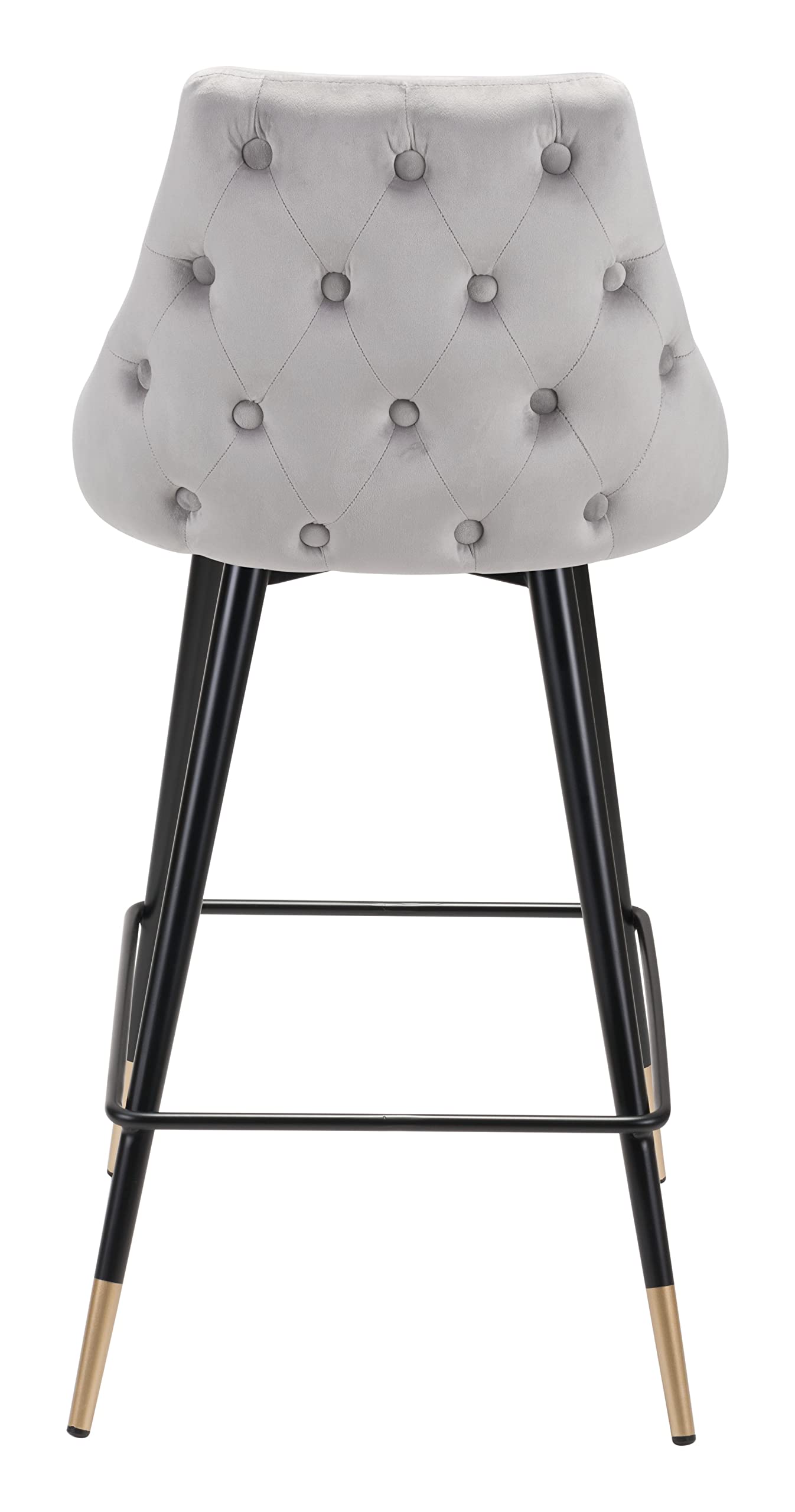 Zuo Piccolo Counter Stool Gray
