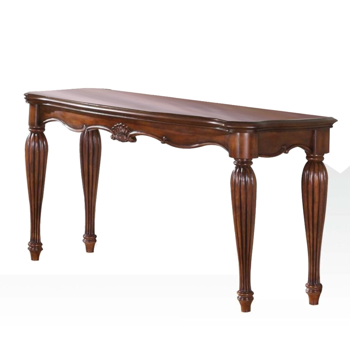 Benjara Benzara Beautiful Designed Wooden Sofa Table, Brown