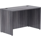 Lorell, Llr69549, Weathered Charcoal Laminate Desking Desk Shell, 1 Each