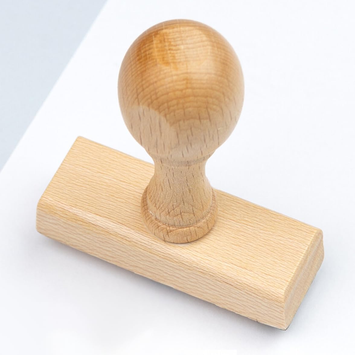 Personalized Wood Stamp, Custom Rubber Stamp For Business, Up To 5 Lines Of Text, Company Stamp