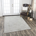 Rizzy Home Alora Decor Emerson 5' X 8' Abstract Grey/Gray/Rust/Blue Hand-Tufted Area Rug