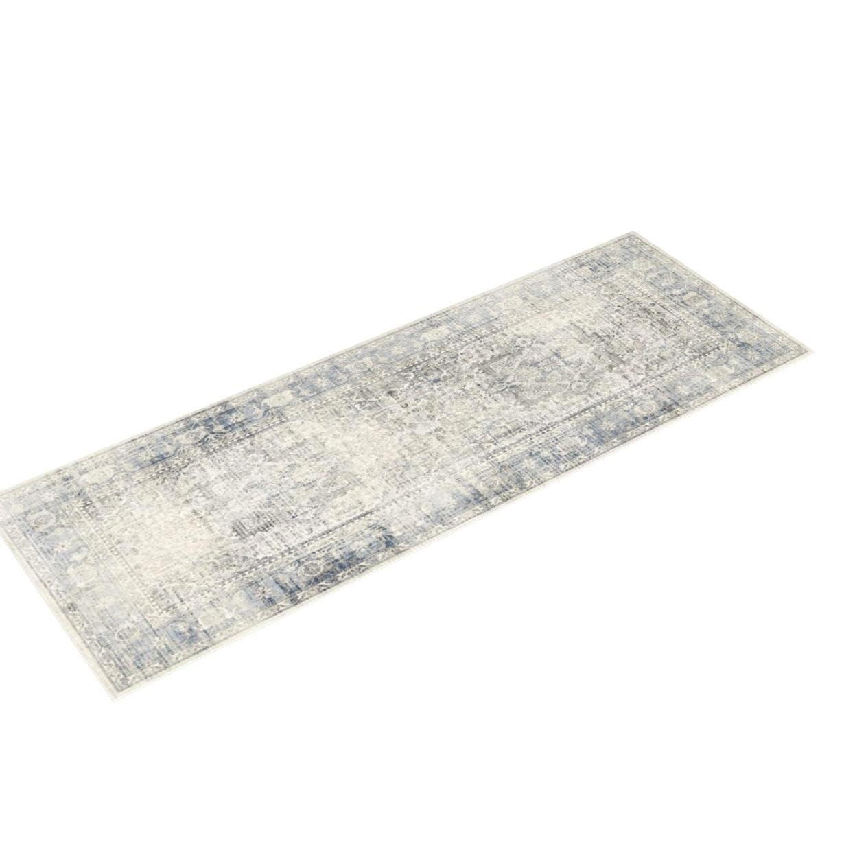 Ruggable Kamran Runner Rug - Perfect Vintage Washable Rug For Entryway Hallway Kitchen - Pet & Child Friendly - Stain & Water Re