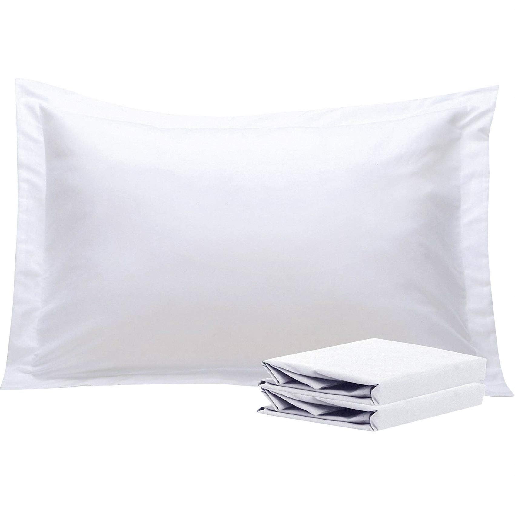 Ntbay Queen Pillow Shams - 2 Pack Brushed Microfiber 20X30 Sham Covers - Super Soft And Cozy, Wrinkle, Fade, Stain Resistant 20X