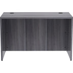 Lorell, Llr69549, Weathered Charcoal Laminate Desking Desk Shell, 1 Each
