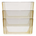 Storex 70247U06C Wall File, Legal 16 X 14, Three Pocket, Smoke