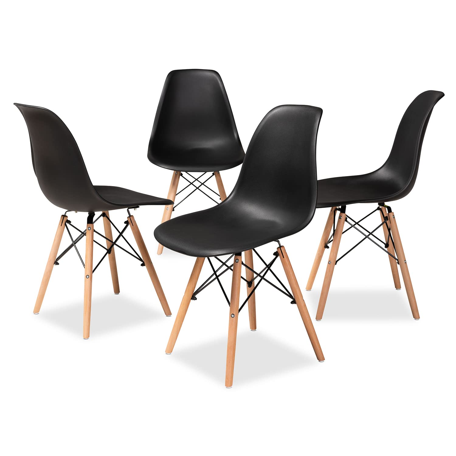 Baxton Studio Jaspen Dining Chair Set - Thumbnail 2