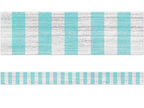 Vintage Blue Stripes Straight Bordr