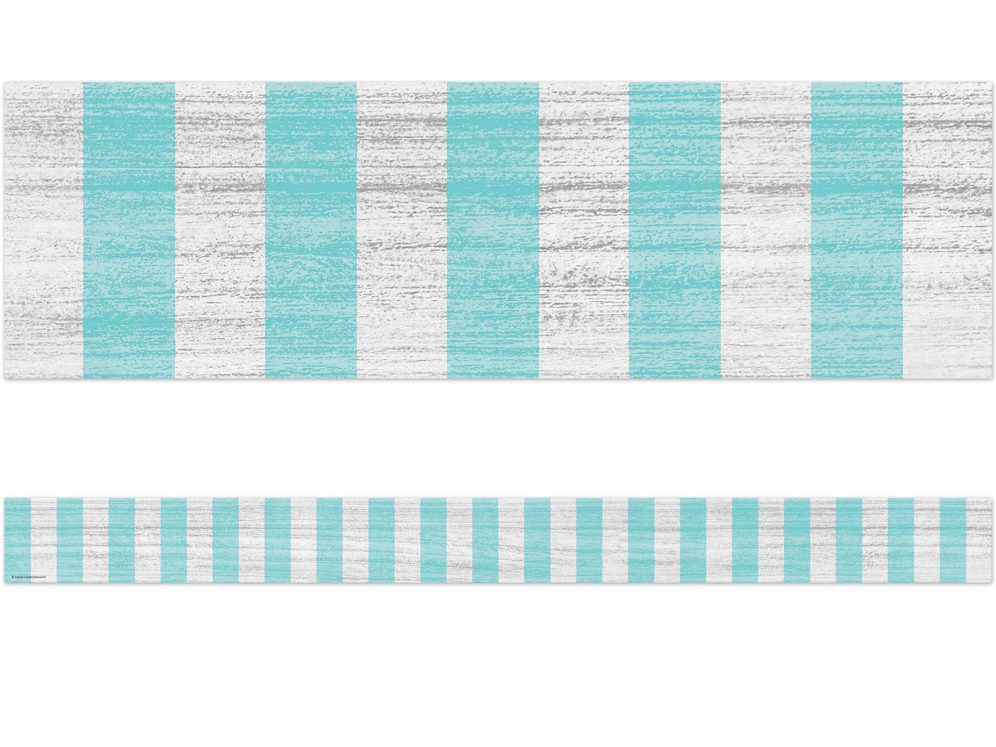 Vintage Blue Stripes Straight Bordr
