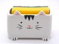 MONMOB Ceramic Cat Sponge Holder for Kitchen Sink