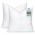 Artscope Synthetic Down Pillow Insert, 20X20 Down Alternative Throw Pillow Insert. Ultra Soft Fluffy Sleeping Pillow With 100% C