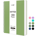 Rettacy Bullet Dotted Journal, A4 Spiral Dotted Notebook With 300 Pages, 8.2'    11.2', Large Size, 100 Gsm Thick Paper, Flexi