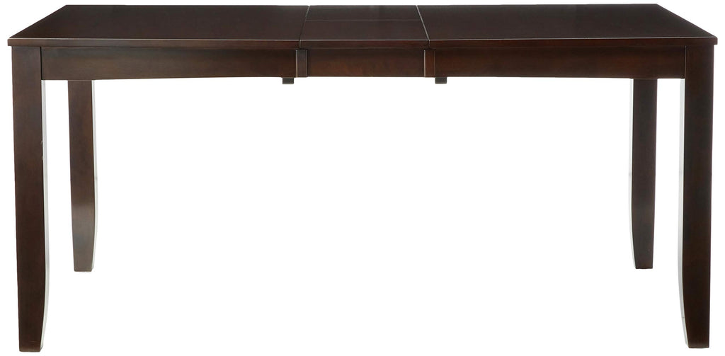 East West Furniture LYT-CAP-T Lynfield Kitchen Table - a Rectangle Dining Table Top with Butterfly Leaf, 36x66 Inch, Cappuccino