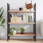 vidaXL Wall Shelf in Light Brown - Versatile 39.4"x15.7"x(0.8"-1.6") Solid Oak Wood Shelf for Multiple Uses – Handmade, Treated, Live-Edge Design