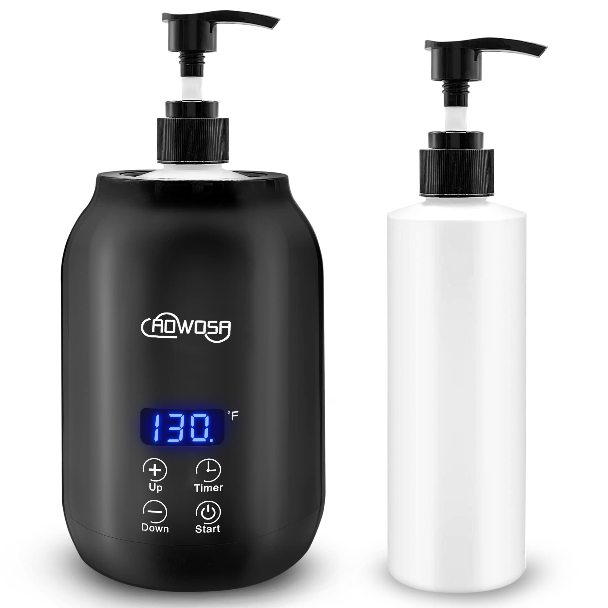 Massage Oil Warmer Bottle Professional Electric Lotion Digital Heater for SPA, Automatic Oil Warmer Heated Oil Lotion Cream for 