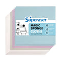 SUPERASER Magic Cleaning Pads, Melamine Foam Cloths, 7x8 in, 10 Pack