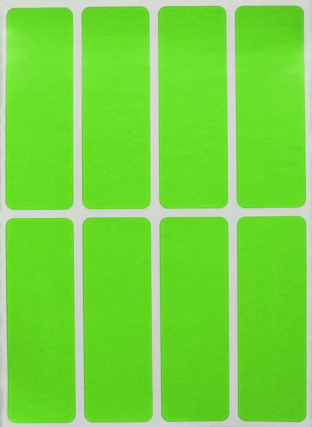Royal Green Writable Rectangular Labels 1X3 For All Purpose In Neon Green - 800 Pack