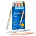 Writech Gel Pens Fine Point: 0.5Mm No Smear & Smudge Black Ink Pen Click For Journaling Sketching Drawing Notetaking Retractable