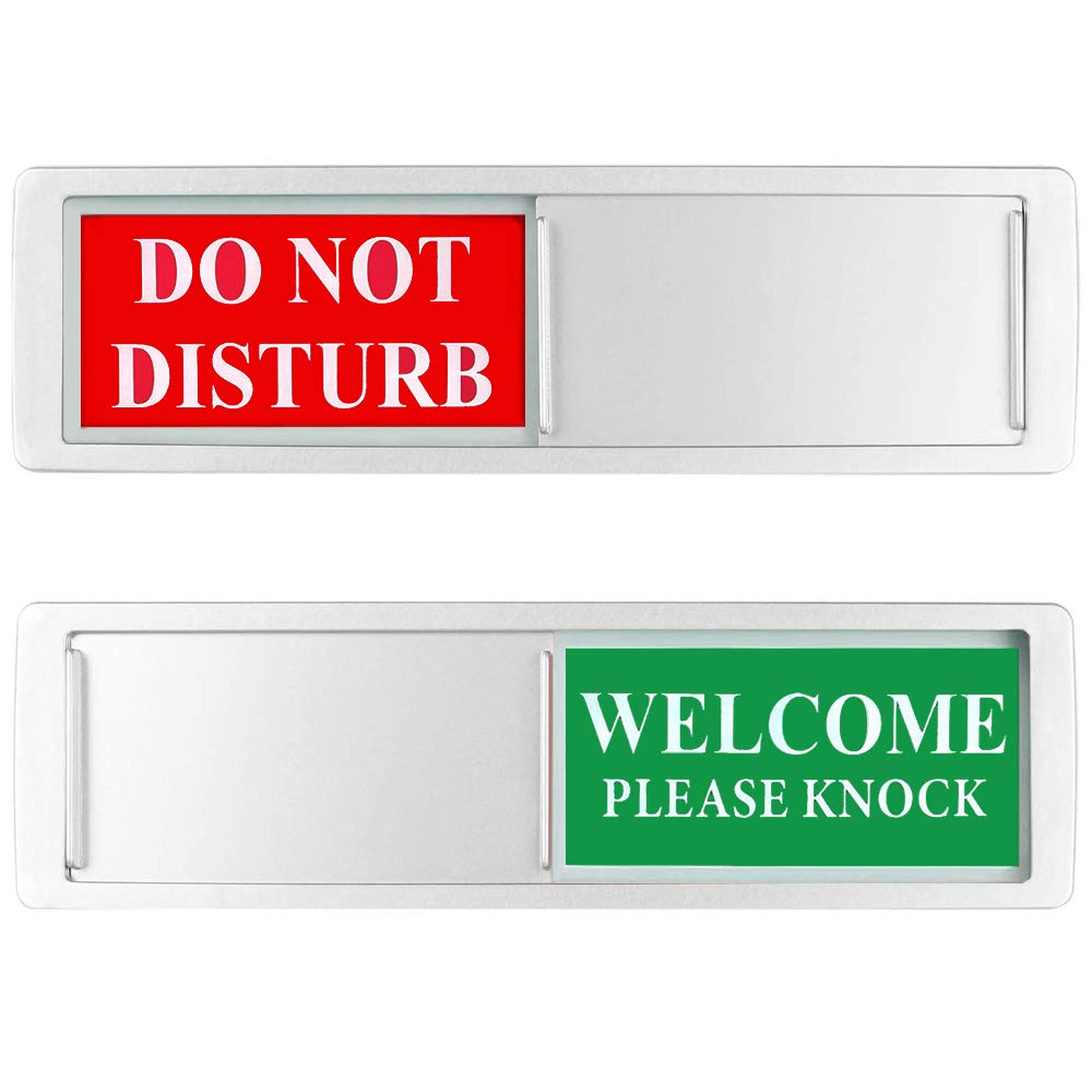 Privacy Sign - Do Not Disturb/Welcome Sign For Home Office Restroom Conference Hotel Hospital, Easy To Read Non-Scratch Magnetic