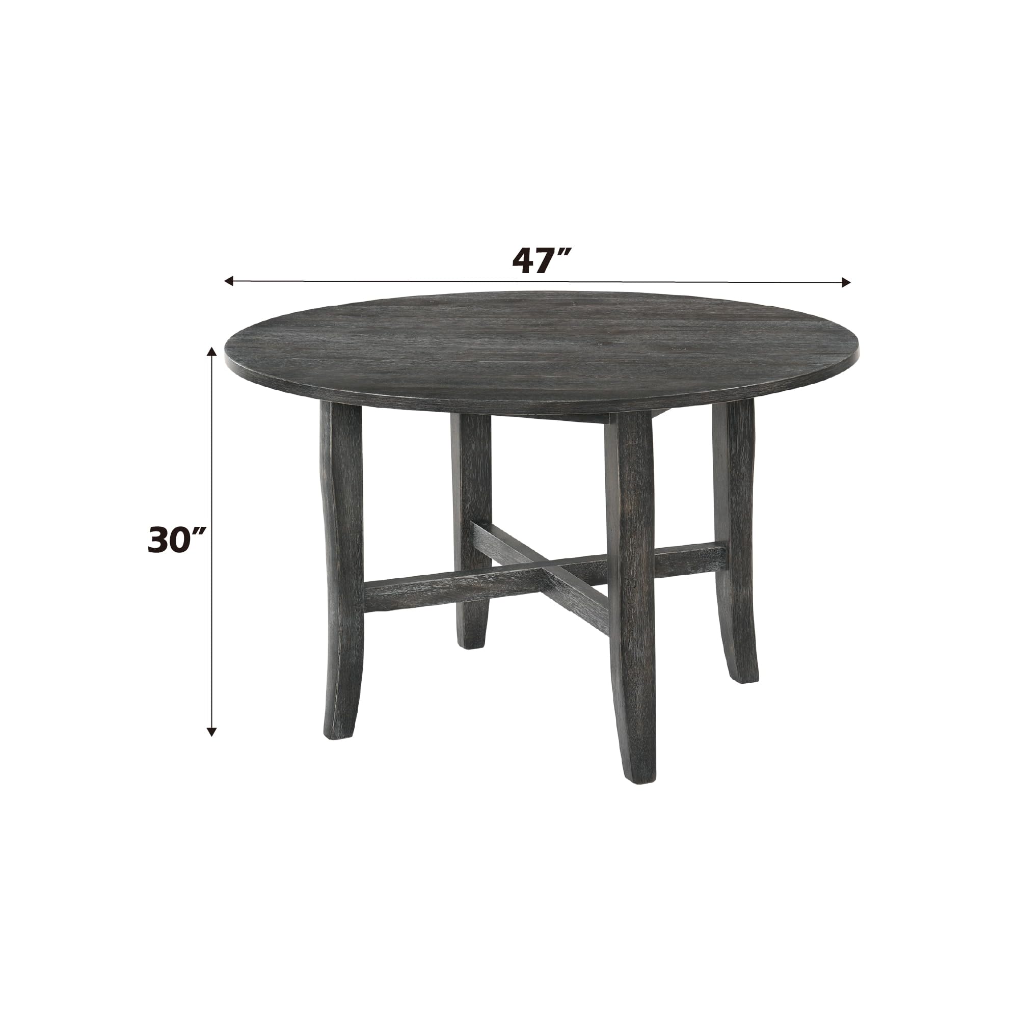 Acme Kendric Dining Table in Rustic Gray