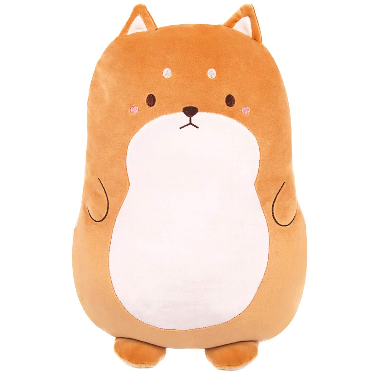 Arelux Soft Shiba Inu Plush Cuddle Pillow Cute Dog Stuffed Animal Plush Corgi Toy Puppy Plushies Room Decor Accompany For Friend