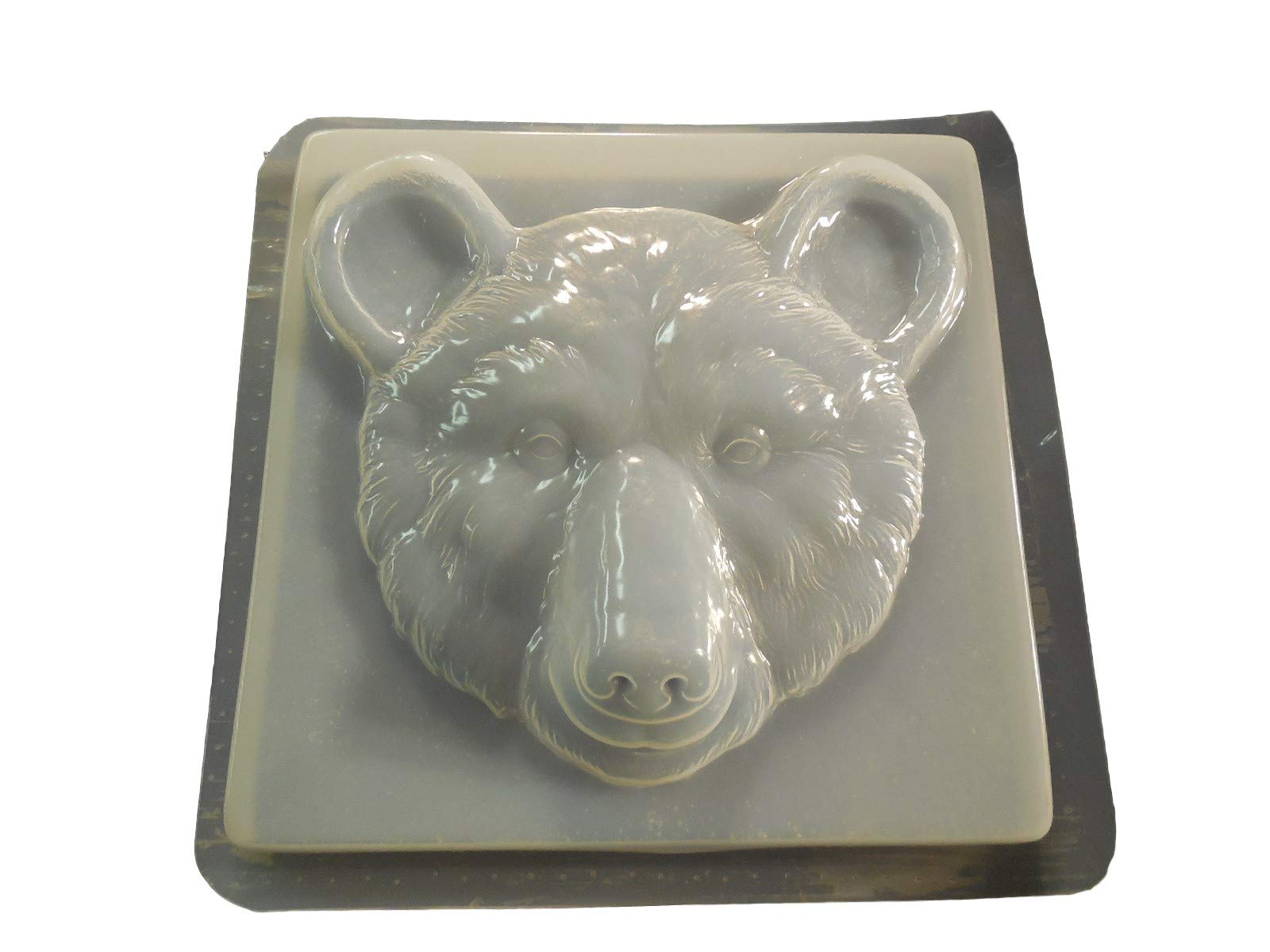 Bear Head Stepping Stone Concrete Or Plaster Craft Mold 1341