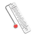 Teacher Appreciation Gifts Bookmarks For Women Teacher Gifts For Teachers Day Birthday Graduation Retirement Thank You Gifts For