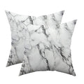 Taoson Set Of 2 Home Decorative Marble Pattern Cozy Throw Pillow Cases Cushion Covers Shells For Couch Bed Sofa Farmhouse Manual