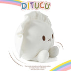 Ditucu Cute Dumpling Plush Pillow Funny Food Soup Dumplings Plushie Kawaii Stuffed Aniamls Toys Hugging Gifts For Kids White 14