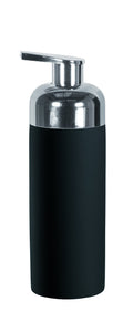 Kleine Wolke Pur Contemporary Rubberised Porcelain Foam Dispenser (6.5 t X 2.17 w, Black)