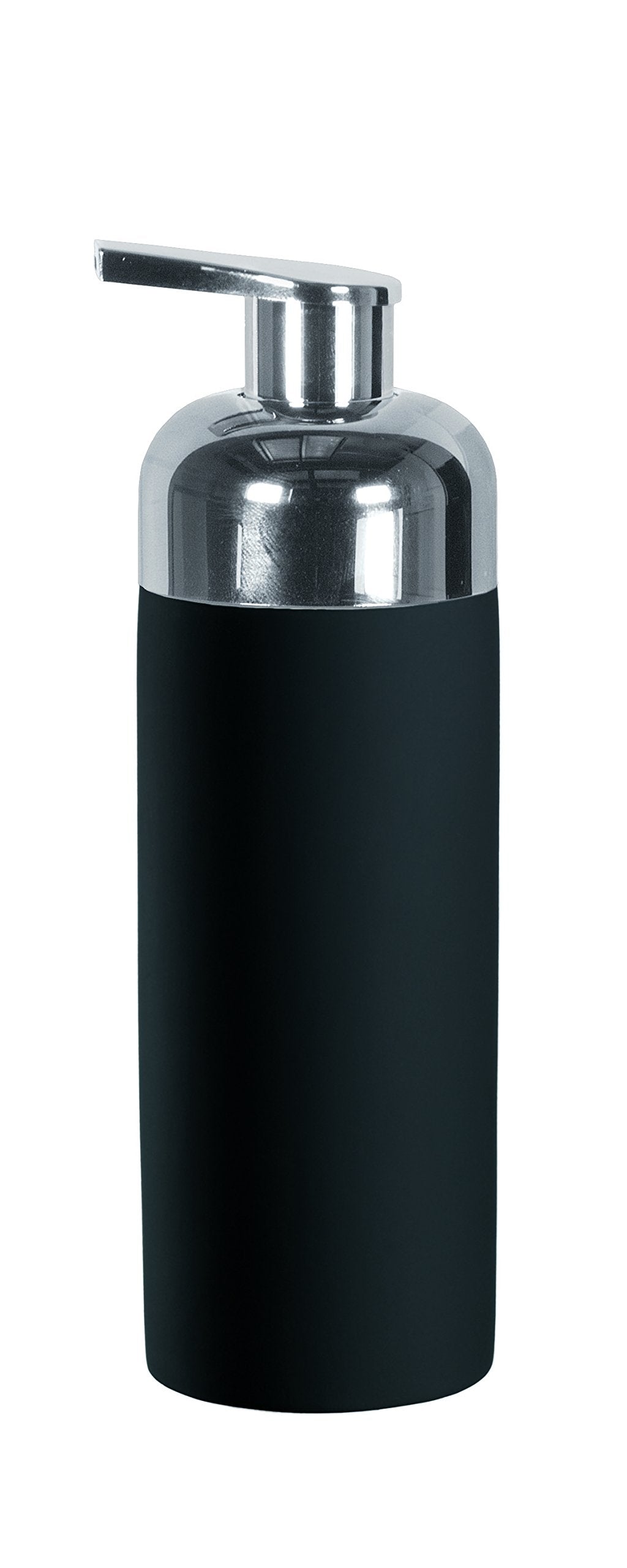 Kleine Wolke Pur Contemporary Rubberised Porcelain Foam Dispenser (6.5 t X 2.17 w, Black)