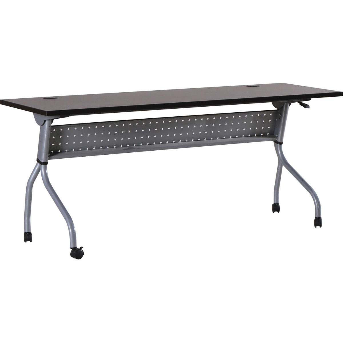 Lorell Espresso/Silver Training Table