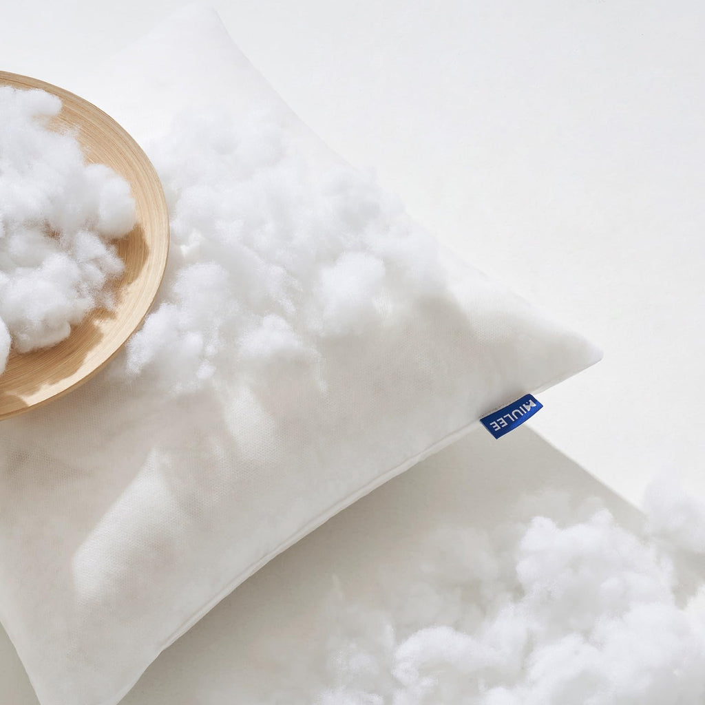 Miulee Set Of 2 Throw Pillow Inserts 12X24 Inches, Nowoven Decorative Pillow Inserts For Living Room